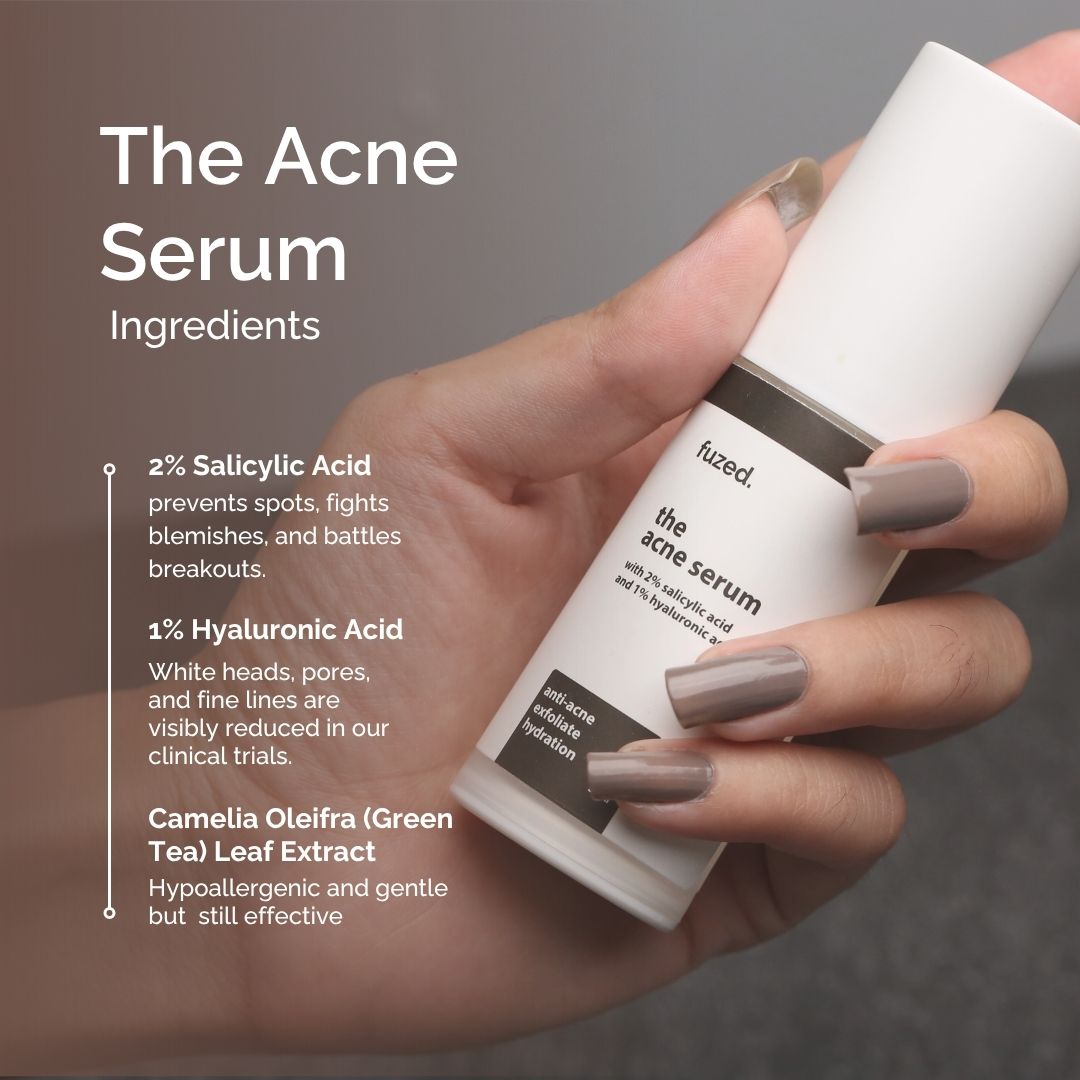 The Acne Serum with 2% Salicylic Acid and 1% Hyaluronic Acid