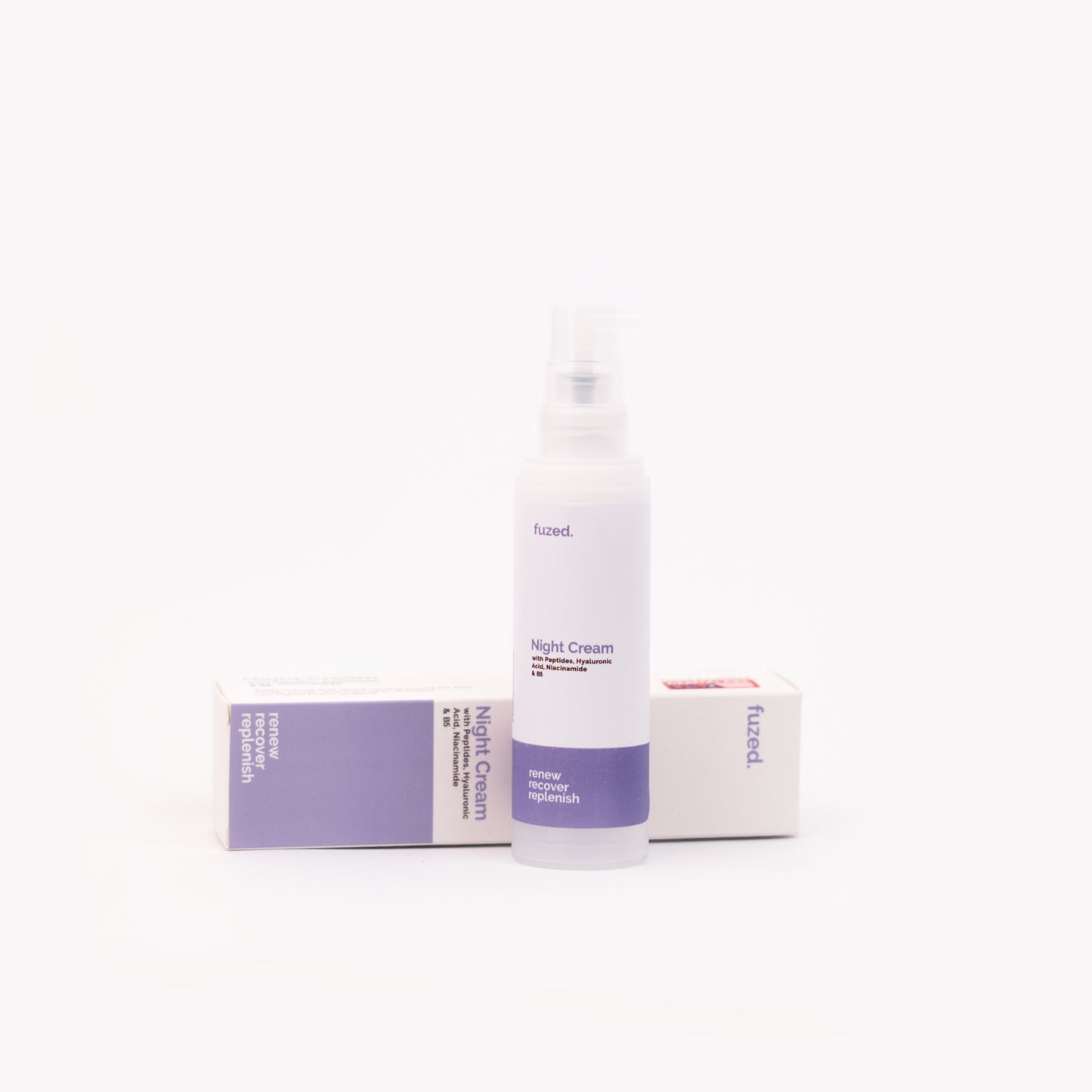 Night Cream with Niacinamide, Hyaluronic Acid, Peptides & B5 - Fuzed Skincare