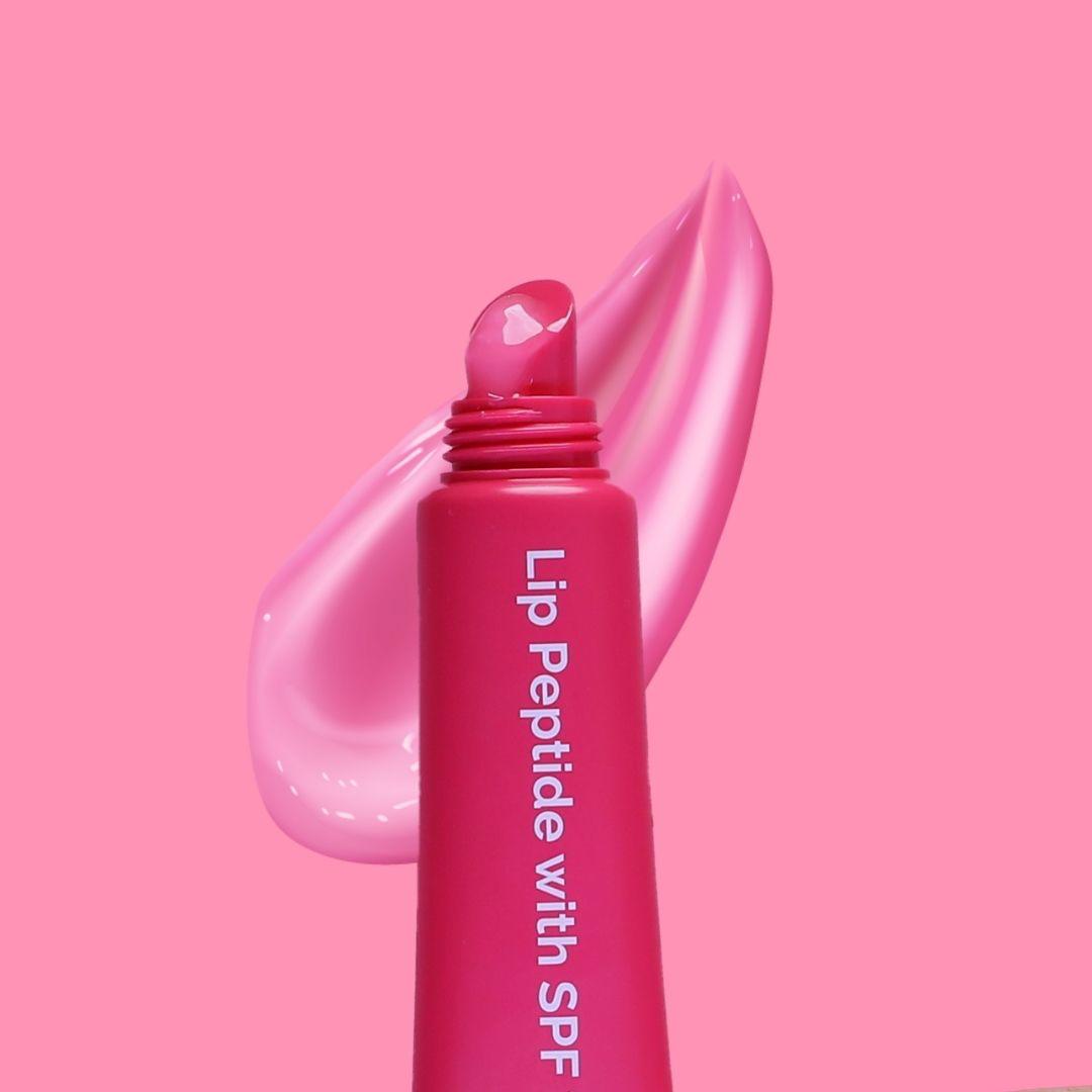 Fuzed Lip Peptide Balm with SPF 15 – Hydrating & Sun Protecting Lip Treatment (Tinted)