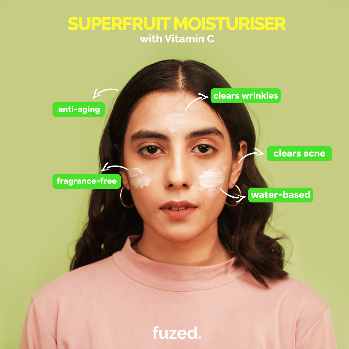 Superfruit Moisturiser with Vitamin C* (Water-Based) - Fuzed Skincare